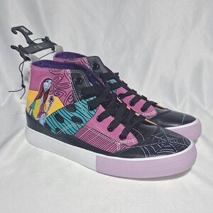 Ground Up Womens Sz 8 Disney Nightmare Before Christmas High Top Lace Up Sneaker